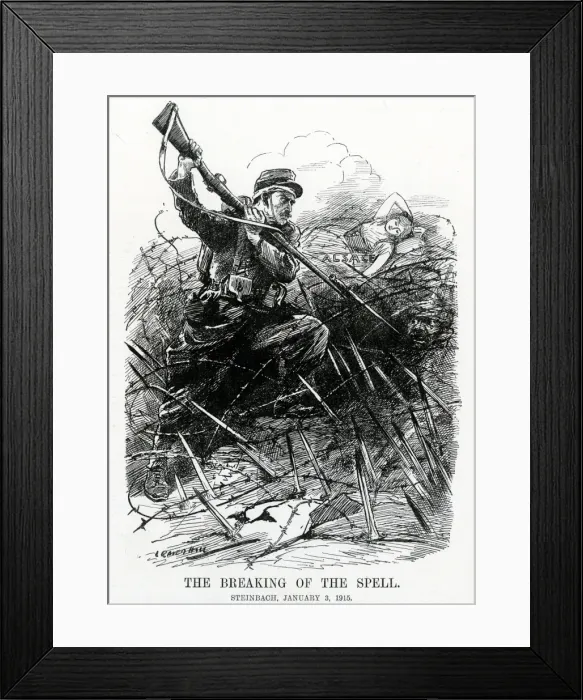 Framed Print : WW1 - French success at Steinbach, 3rd January 1915 Framed Print : WW1 - French success at Steinbach, 3rd January 1915