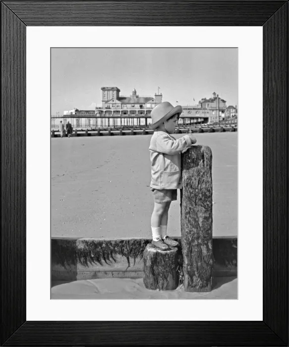 Framed Print : Little boy at the seaside Framed Print : Little boy at the seaside