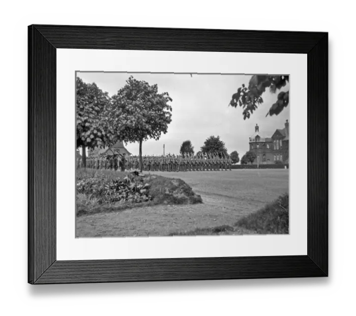 Framed Print : Soldiers on a parade ground Framed Print : Soldiers on a parade ground