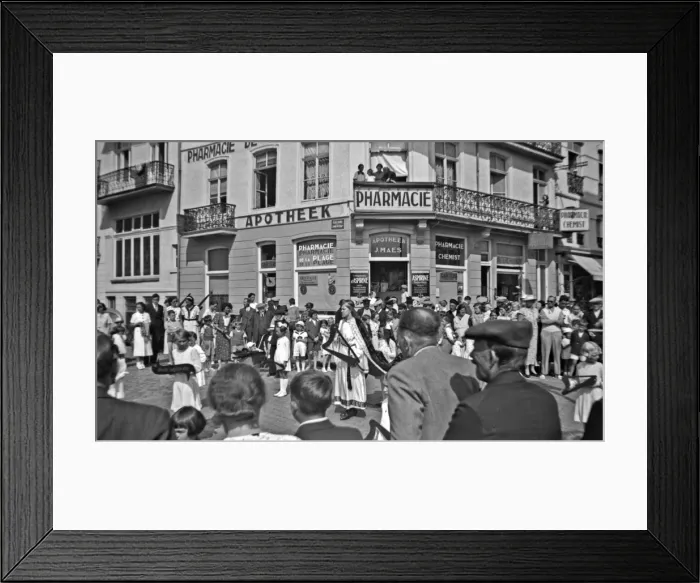 Framed Print : Feast of the Assumption procession, Heyst, Belgium Framed Print : Feast of the Assumption procession, Heyst, Belgium