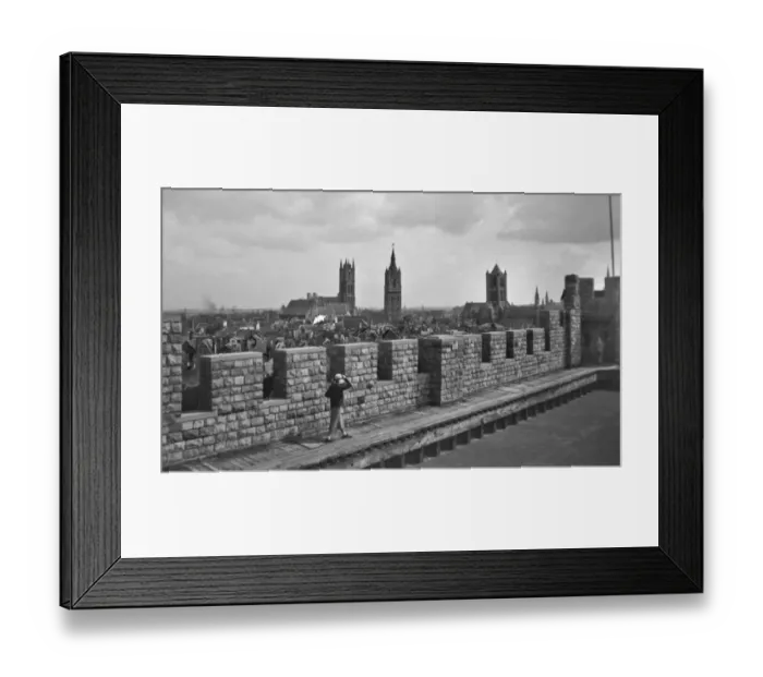 Framed Print : Townscape of Ghent, Belgium Framed Print : Townscape of Ghent, Belgium