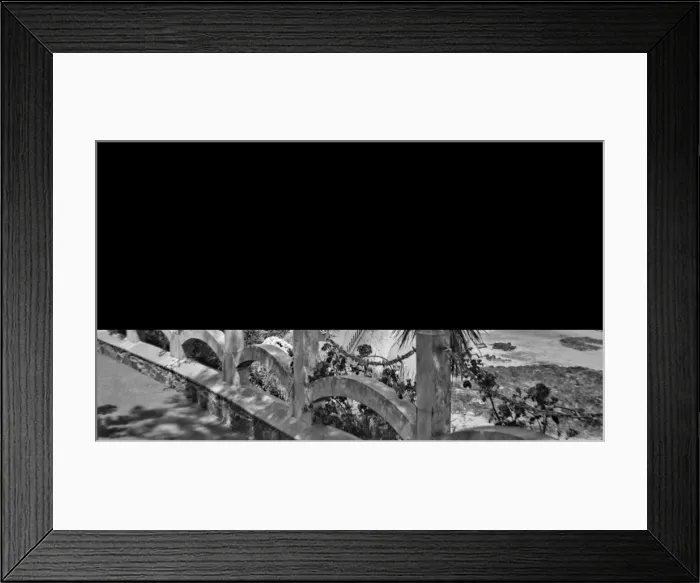 Framed Print : View of a seaside resort Framed Print : View of a seaside resort