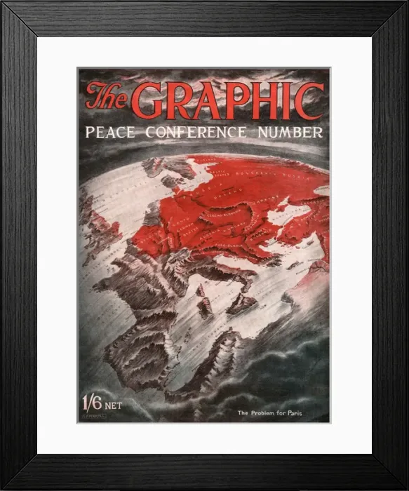 Framed Print : The Graphic Peace Conference Number 1919 Framed Print : The Graphic Peace Conference Number 1919