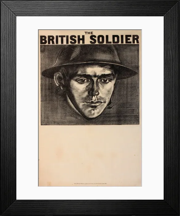 Framed Print : Portrait of a soldier by Eric Kennington Framed Print : Portrait of a soldier by Eric Kennington