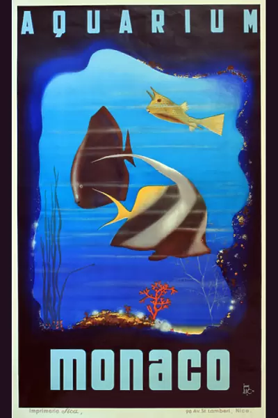 Poster, Monaco Aquarium