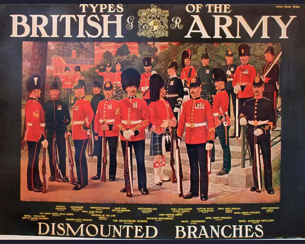 WW1 poster, Types of the British Army