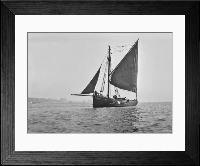 Framed Print : Sailing boat at sea Framed Print : Sailing boat at sea