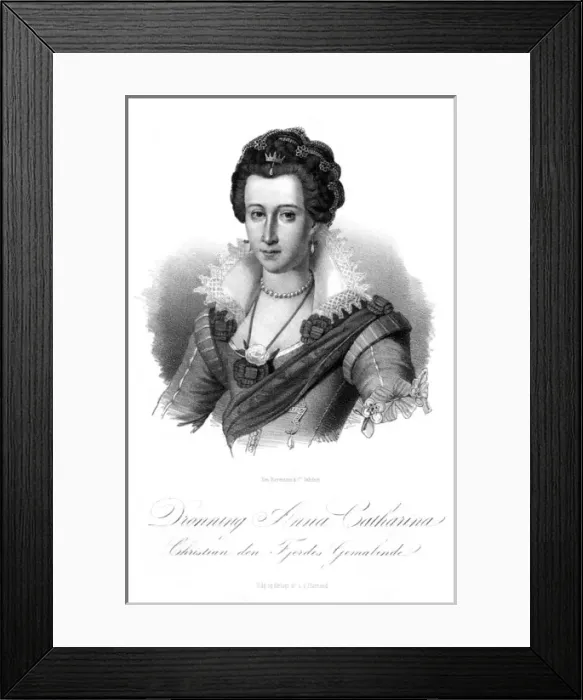 Framed Print : Anna Catharina, Wife of Christian IV Framed Print : Anna Catharina, Wife of Christian IV