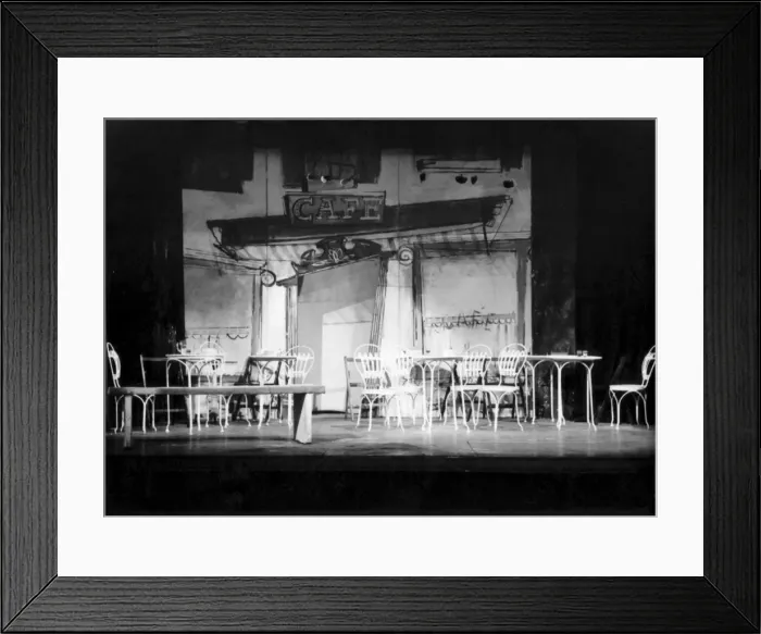 Framed Print : Raymond Cusick stage set for The Madwoman of Chaillot Framed Print : Raymond Cusick stage set for The Madwoman of Chaillot
