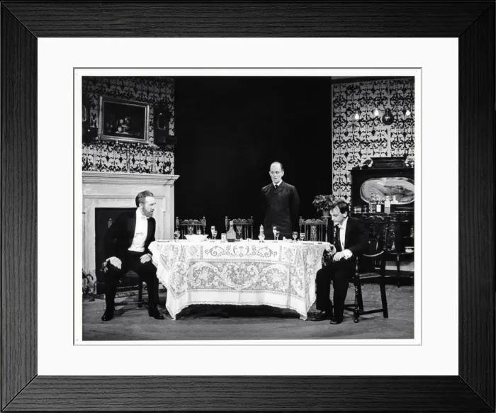Framed Print : Michael Gow (right) Australian playwright - Away Framed Print : Michael Gow (right) Australian playwright - Away