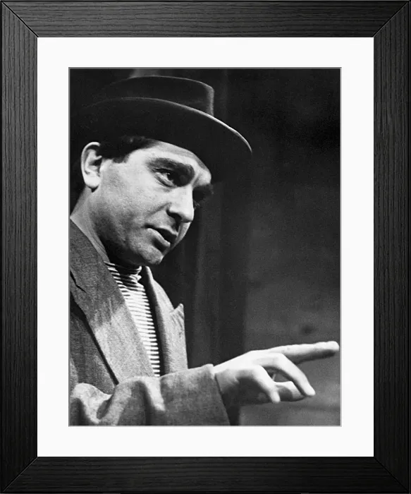 Framed Print : Henry Woolf in Pantagleize Framed Print : Henry Woolf in Pantagleize