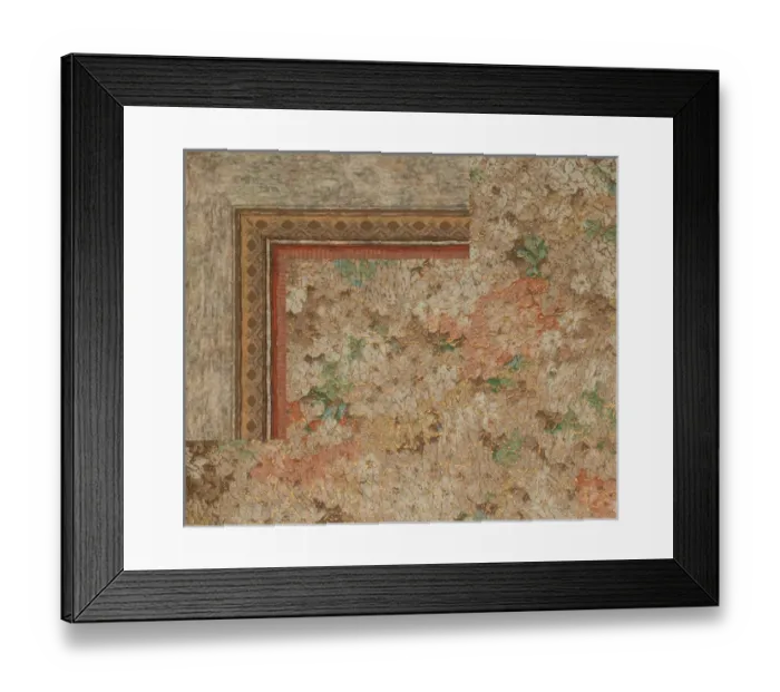 Framed Print : Corner design, SMB wallpaper sample book Framed Print : Corner design, SMB wallpaper sample book