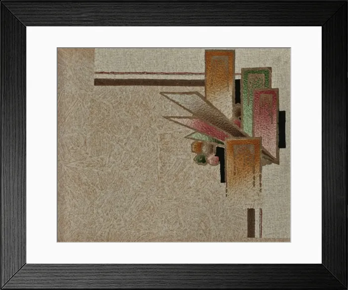 Framed Print : Corner design, SMB wallpaper sample book Framed Print : Corner design, SMB wallpaper sample book