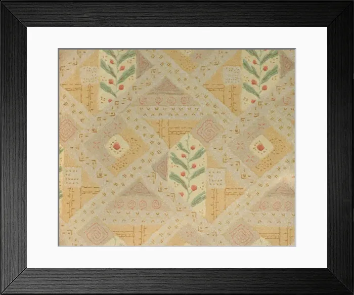 Framed Print : Design in SMB wallpaper sample book Framed Print : Design in SMB wallpaper sample book