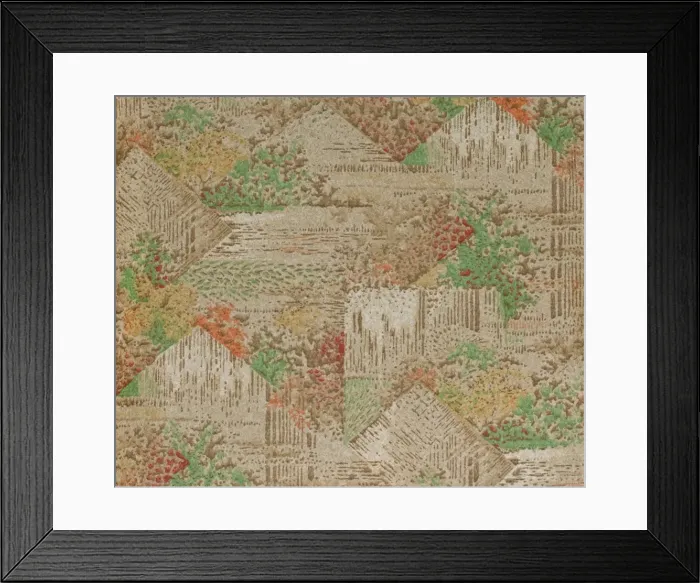 Framed Print : Mottled design in SMB wallpaper sample book Framed Print : Mottled design in SMB wallpaper sample book