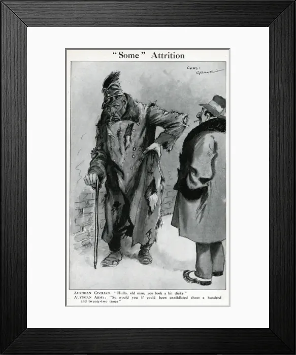 Framed Print : Some Attrition, 1915 Framed Print : Some Attrition, 1915