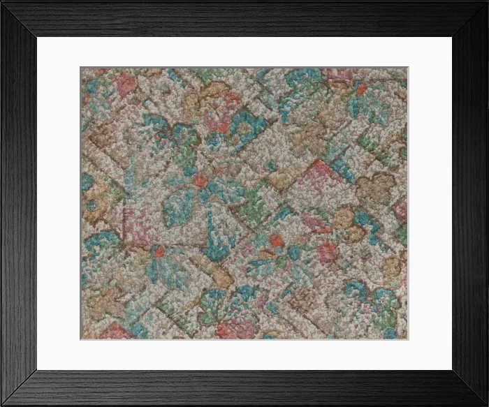 Framed Print : Design in SMB wallpaper sample book Framed Print : Design in SMB wallpaper sample book