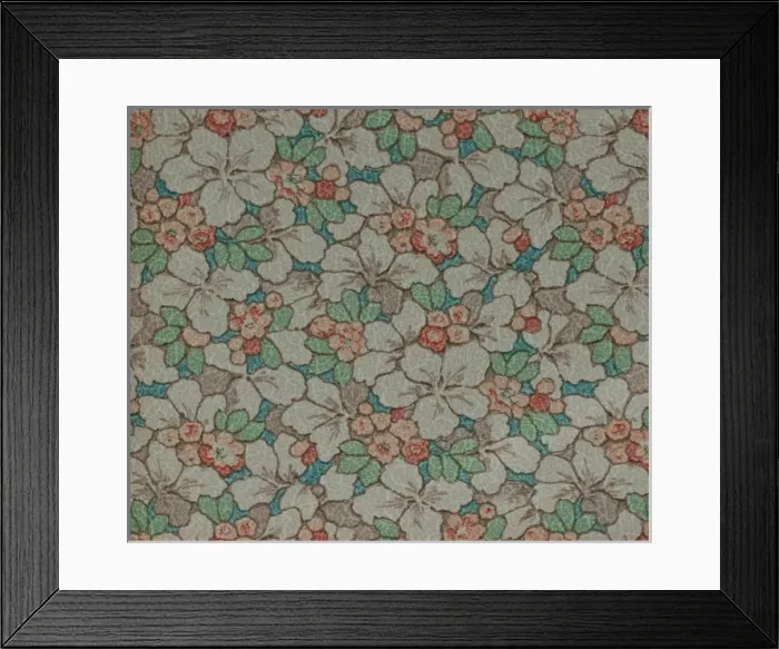 Framed Print : Design in SMB wallpaper sample book Framed Print : Design in SMB wallpaper sample book