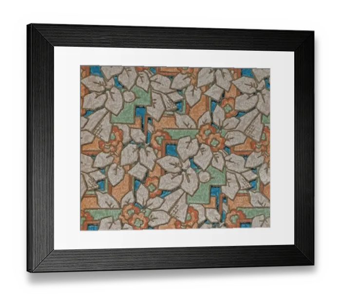 Framed Print : Design in SMB wallpaper sample book Framed Print : Design in SMB wallpaper sample book