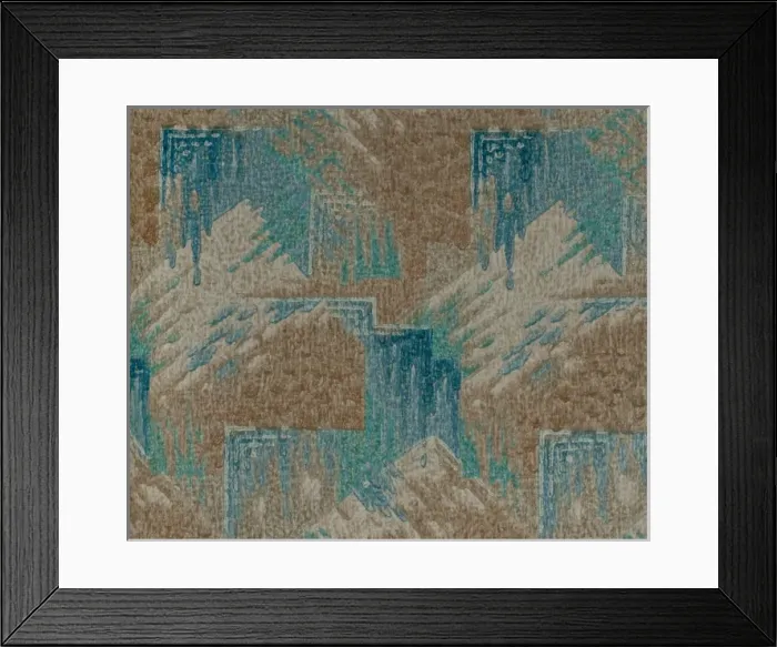 Framed Print : Design in SMB wallpaper sample book Framed Print : Design in SMB wallpaper sample book