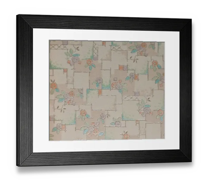 Framed Print : Design in SMB wallpaper sample book Framed Print : Design in SMB wallpaper sample book