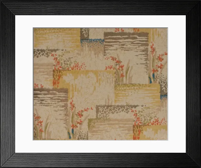 Framed Print : Design in SMB wallpaper sample book Framed Print : Design in SMB wallpaper sample book