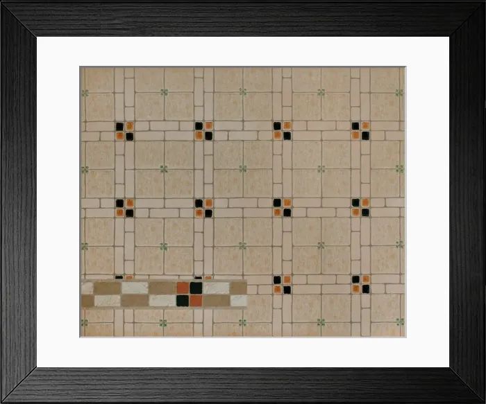 Framed Print : Design in SMB wallpaper sample book Framed Print : Design in SMB wallpaper sample book