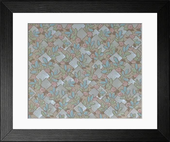 Framed Print : Design in SMB wallpaper sample book Framed Print : Design in SMB wallpaper sample book