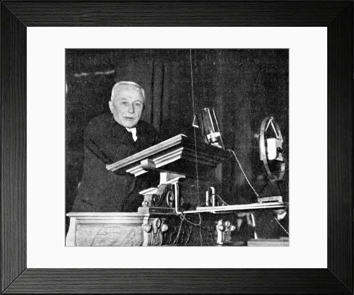 Framed Print : Junkers (1859-1935), German aircraft designer Date: circa 20th century Framed Print : Junkers (1859-1935), German aircraft designer Date: circa 20th century