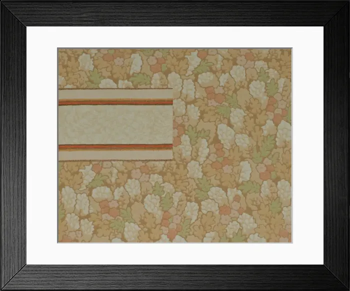 Framed Print : Design in SMB wallpaper sample book Framed Print : Design in SMB wallpaper sample book