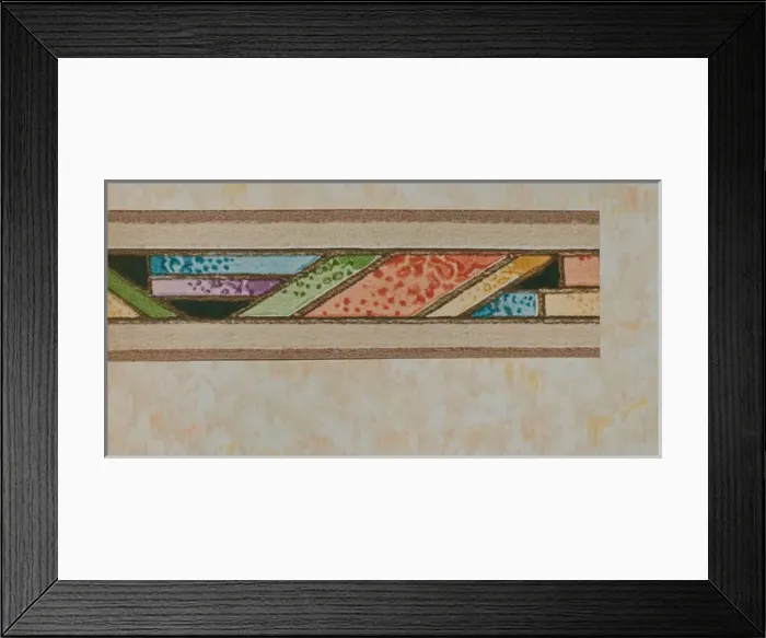 Framed Print : Design in SMB wallpaper sample book Framed Print : Design in SMB wallpaper sample book