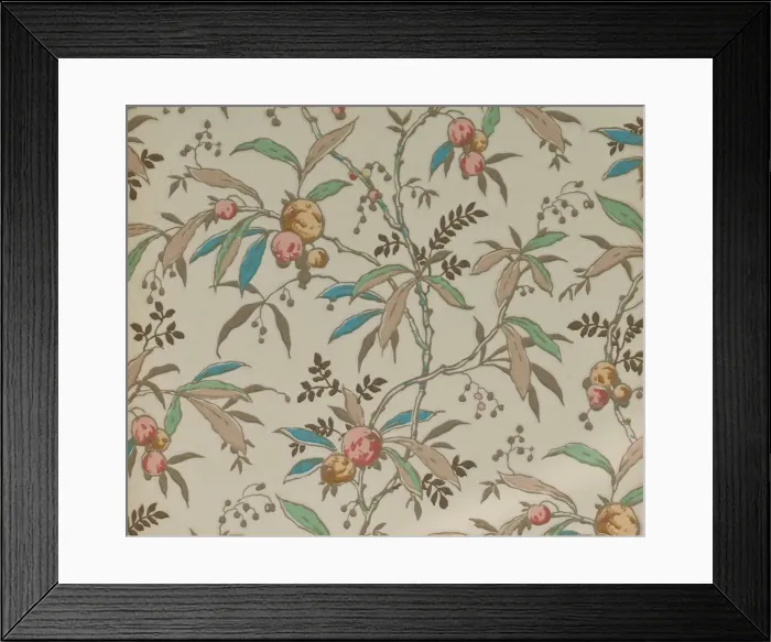 Framed Print : Design in SMB wallpaper sample book Framed Print : Design in SMB wallpaper sample book