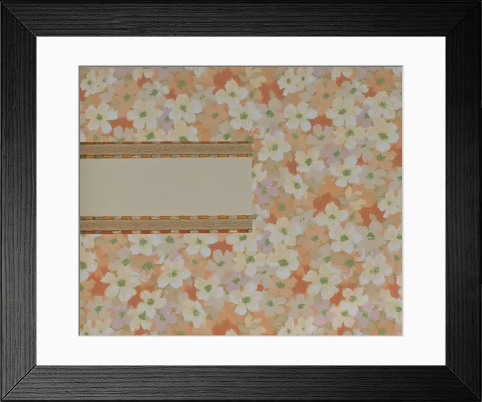 Framed Print : Design in SMB wallpaper sample book Framed Print : Design in SMB wallpaper sample book