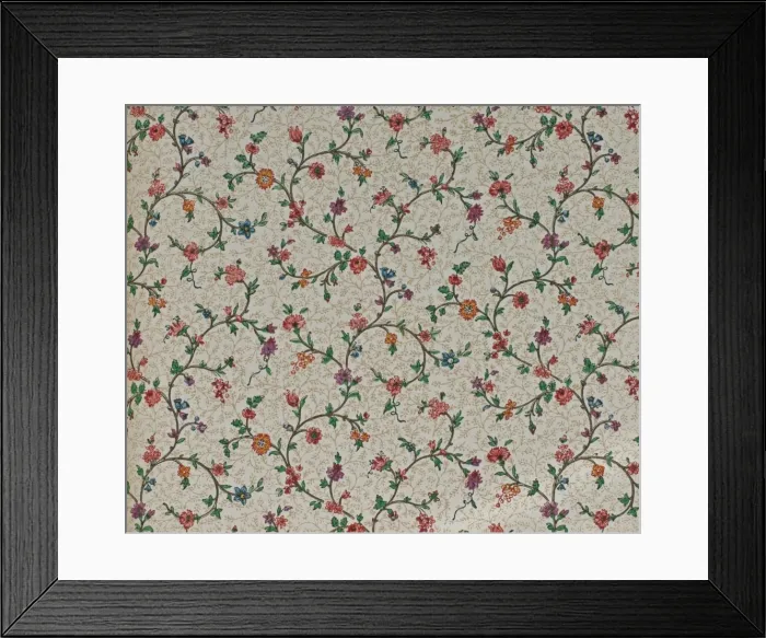 Framed Print : Design in SMB wallpaper sample book Framed Print : Design in SMB wallpaper sample book