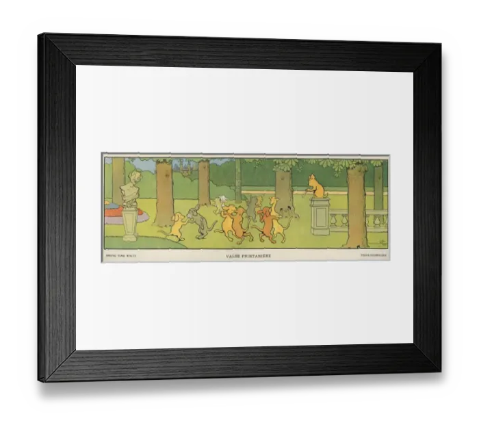 Framed Print : Springtime waltz, Les Images en Musique Framed Print : Springtime waltz, Les Images en Musique