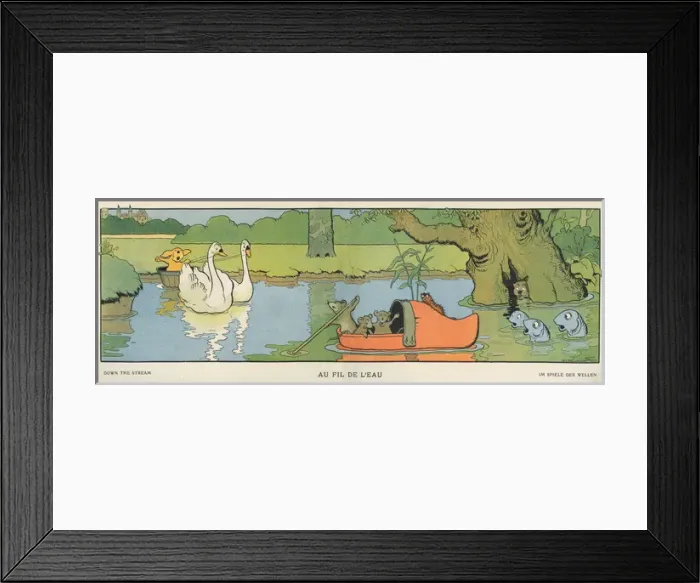Framed Print : Down the stream, Les Images en Musique Framed Print : Down the stream, Les Images en Musique
