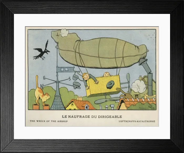 Framed Print : Wreck of an airship, Les Images en Musique Framed Print : Wreck of an airship, Les Images en Musique