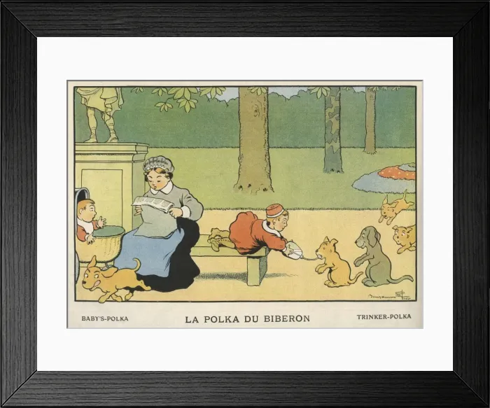 Framed Print : Babys polka, Les Images en Musique Framed Print : Babys polka, Les Images en Musique