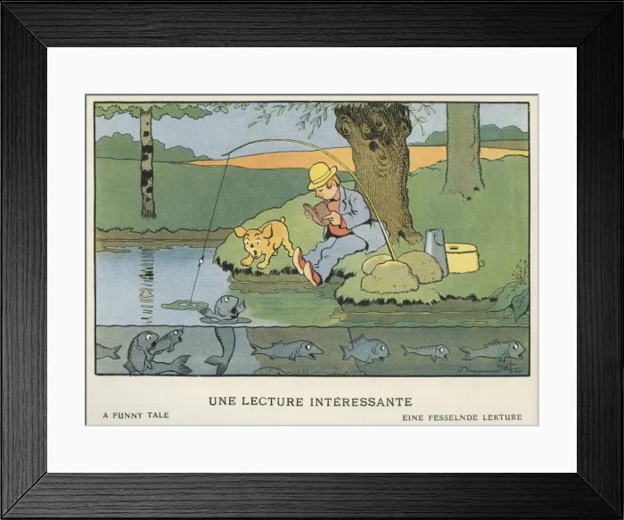 Framed Print : An interesting story, Les Images en Musique Framed Print : An interesting story, Les Images en Musique