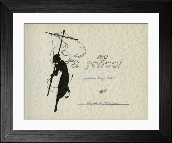 Framed Print : Page design, my school, School Silhouettes Framed Print : Page design, my school, School Silhouettes