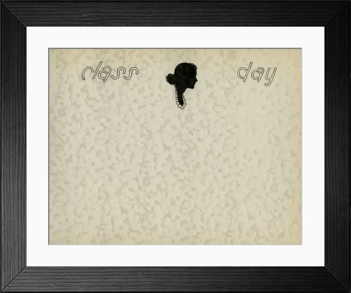 Framed Print : Page design, class and day, School Silhouettes Framed Print : Page design, class and day, School Silhouettes