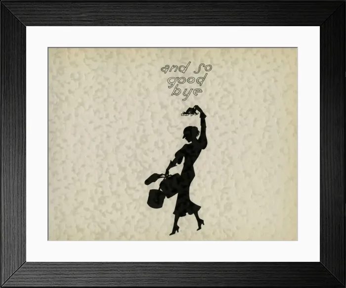 Framed Print : Page design, and so goodbye, School Silhouettes Framed Print : Page design, and so goodbye, School Silhouettes