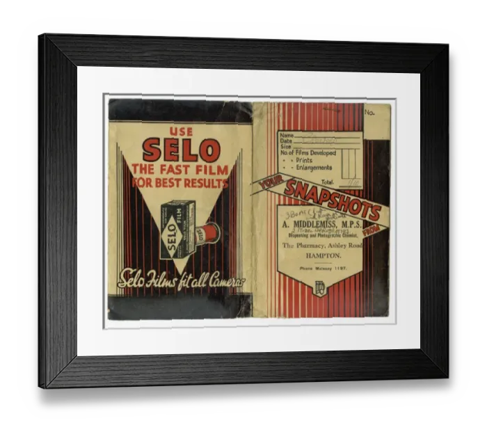Framed Print : Photographic print wallet Framed Print : Photographic print wallet