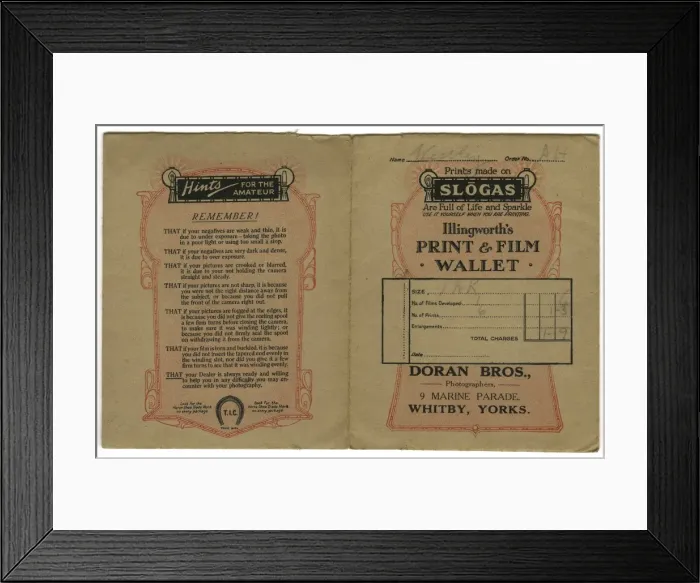 Framed Print : Photographic print wallet Framed Print : Photographic print wallet