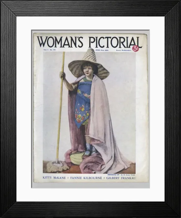 Framed Print : Cover design, Womans Pictorial Framed Print : Cover design, Womans Pictorial