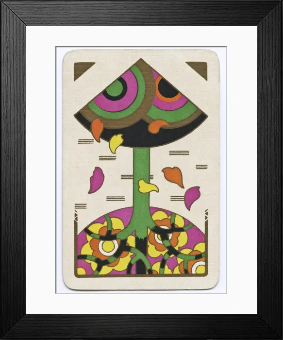 Framed Print : Pop art playing card Framed Print : Pop art playing card
