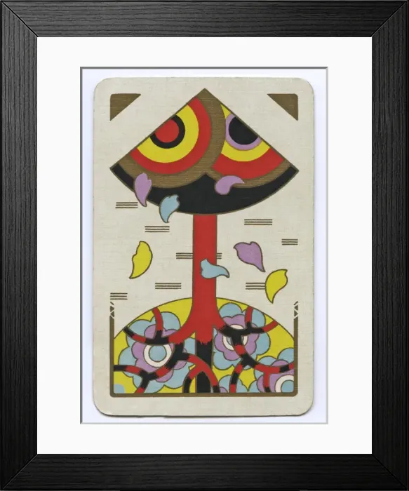 Framed Print : Pop art playing card Framed Print : Pop art playing card