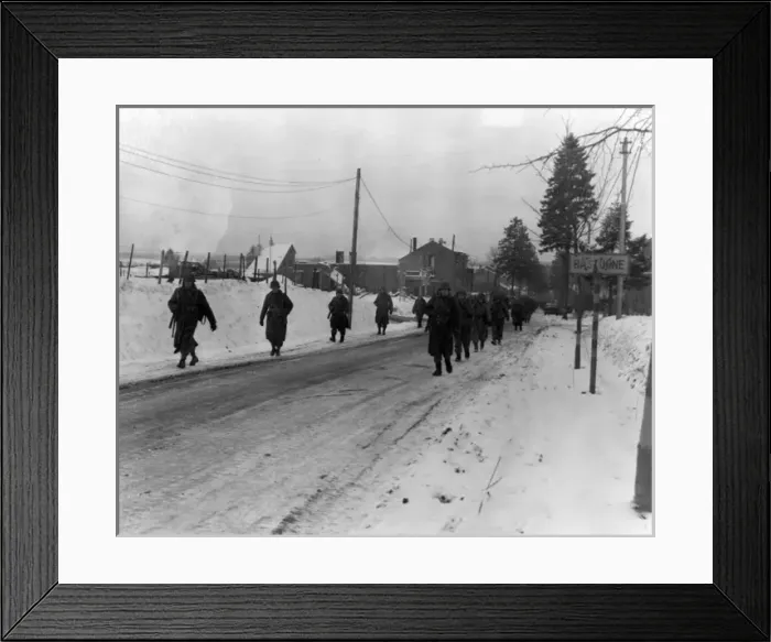 Framed Print : Bastogne siege lifted Framed Print : Bastogne siege lifted