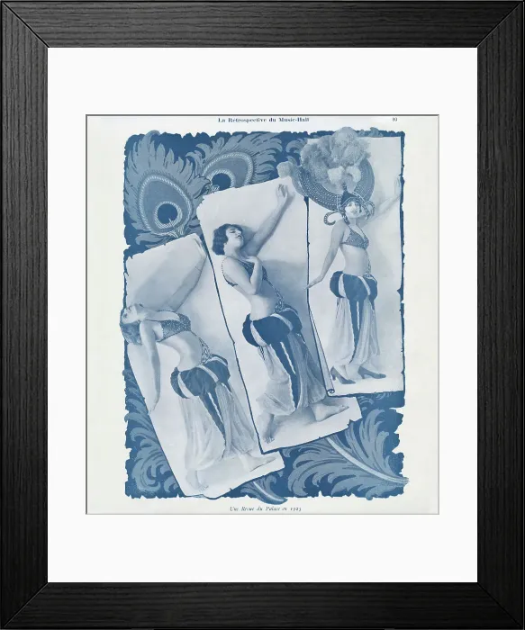 Framed Print : Music Hall Retrospective in Paris Plaisirs Framed Print : Music Hall Retrospective in Paris Plaisirs