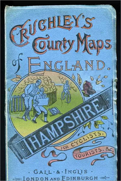 Cover design, county map of Hampshire